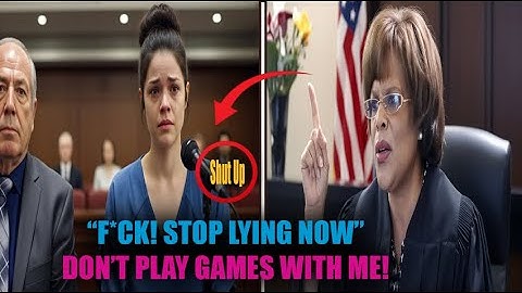 Judge Boyd DESTROYS Young Mom: “You’re Lying About Meth — Don’t Play Games With Me!”