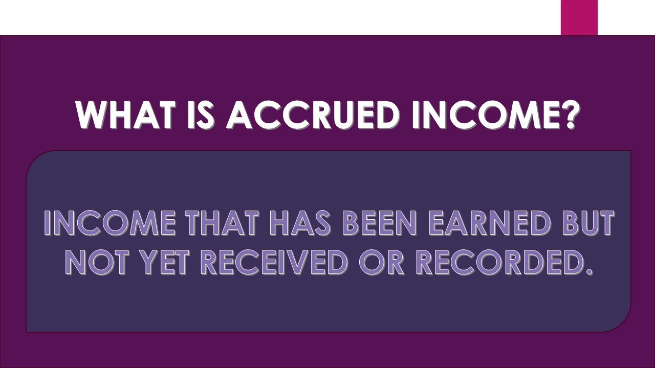ACCOUNTING| RENT INCOME, ACCRUED INCOME - YouTube