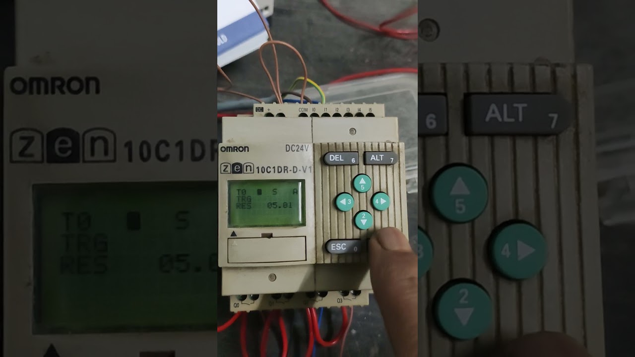 How to assign on-off timer in Omron PLC