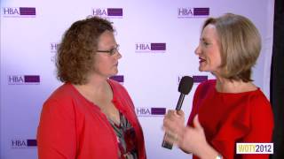 2012 Rising Star Colleen DeSimone on the red carpet at HBA's WOTY