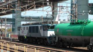 EF64-1024 +タキ 根岸駅 入換風景 20110329