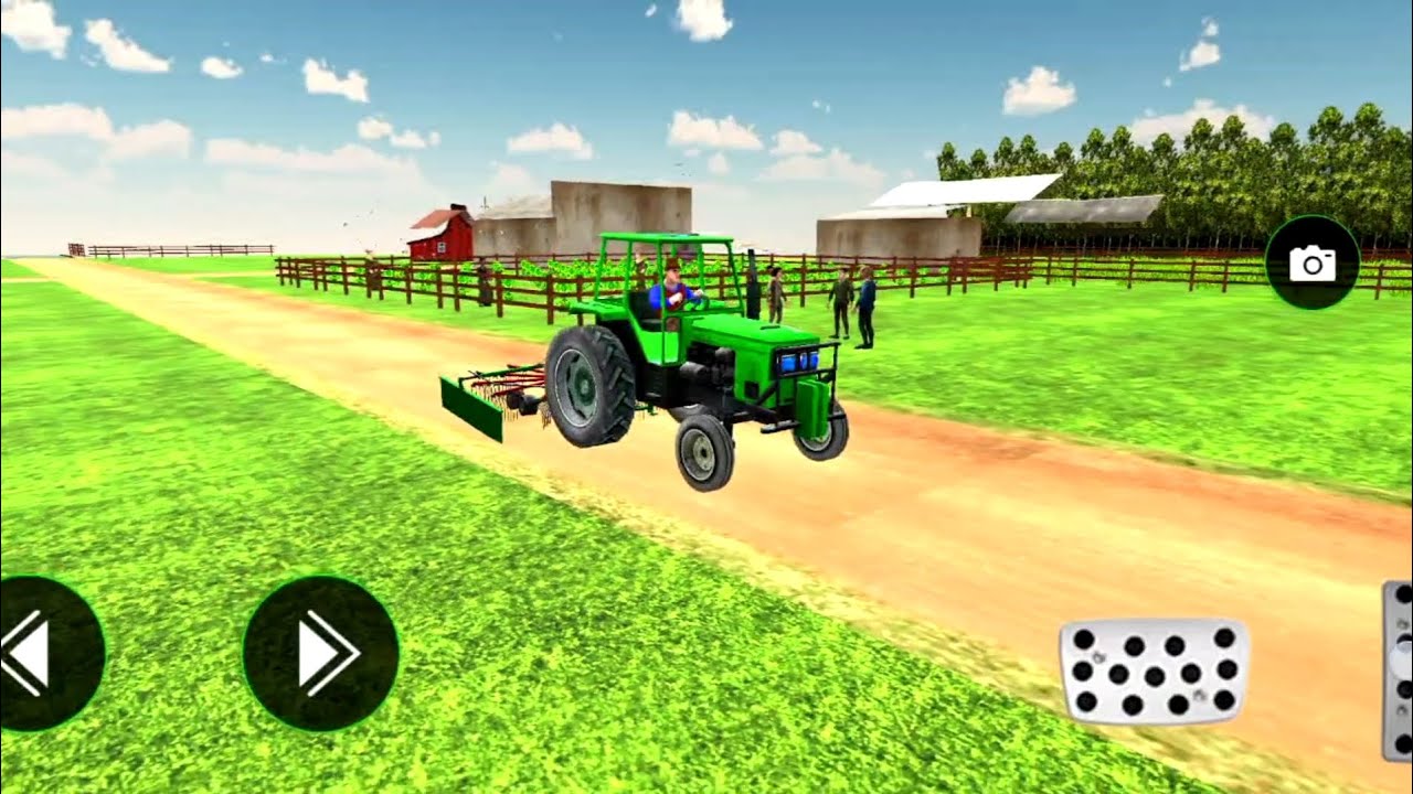 Farm tractors trolley game 