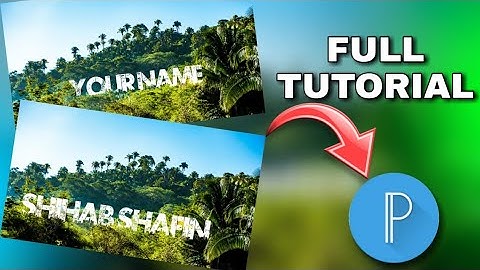 Urban Jungle Font Photo Editing || PixelLab Photo Editing || @SHIHABSHAFINEDITZ