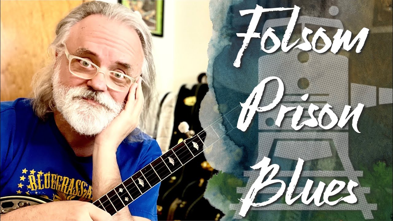 Учитесь играть — блюз Фолсомской тюрьмы — банджо Bluegrass