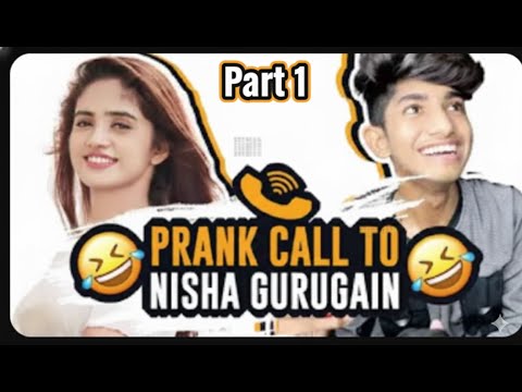PRANK CALL TO NISHA GURAGAIN 😂|MOST FUNNIEST EVER 😂| PART 1