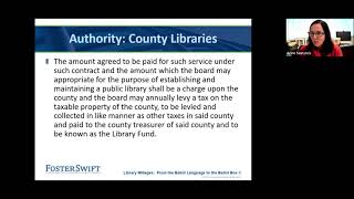 Millage Law for Libraries