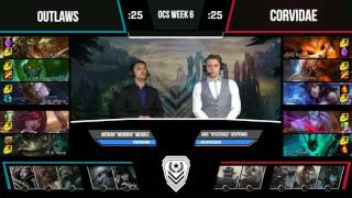 OCS Split 2 2017 Week 6: Outlaws vs Corvidae