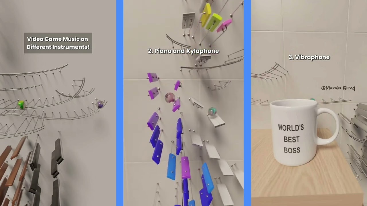 Which one sounds better? Boomwhackers vs Electric pianovs Vibraphone