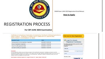 DGMS Exam June 2025 Registration Process | Step-by-Step Guide | How to Apply Online || By Vishal Sir