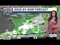 Quiet skies tonight, with a severe threat Wednesday