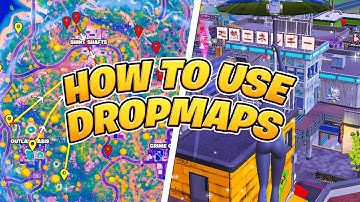 How To Use A 🪂 Drop Map🪂  In Fortnite (Free Drop Maps Chapter 6)