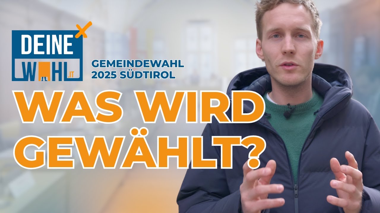 Was wird gewählt? 🤔 Gemeindewahlen 2025 Südtirol