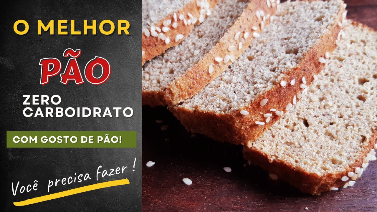 PÃO SAUDÁVEL, FOFINHO, Fácil e Delicioso -  SEM GLÚTEN E SEM LACTOSE LOW CARB [ZERO CARBOIDRATO]