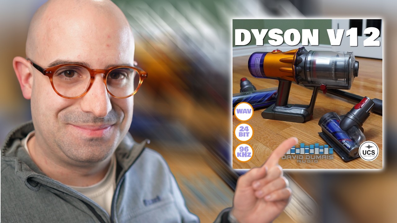 I recorded a dyson vacuum...and made a sound library with it + 🎶 FREE Sound Pack!
