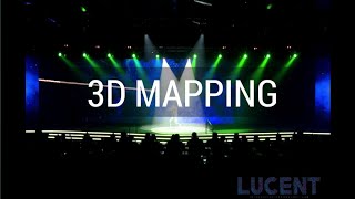 Lucent Lab 3D Mapping With Mirror Performer At Corporate Event