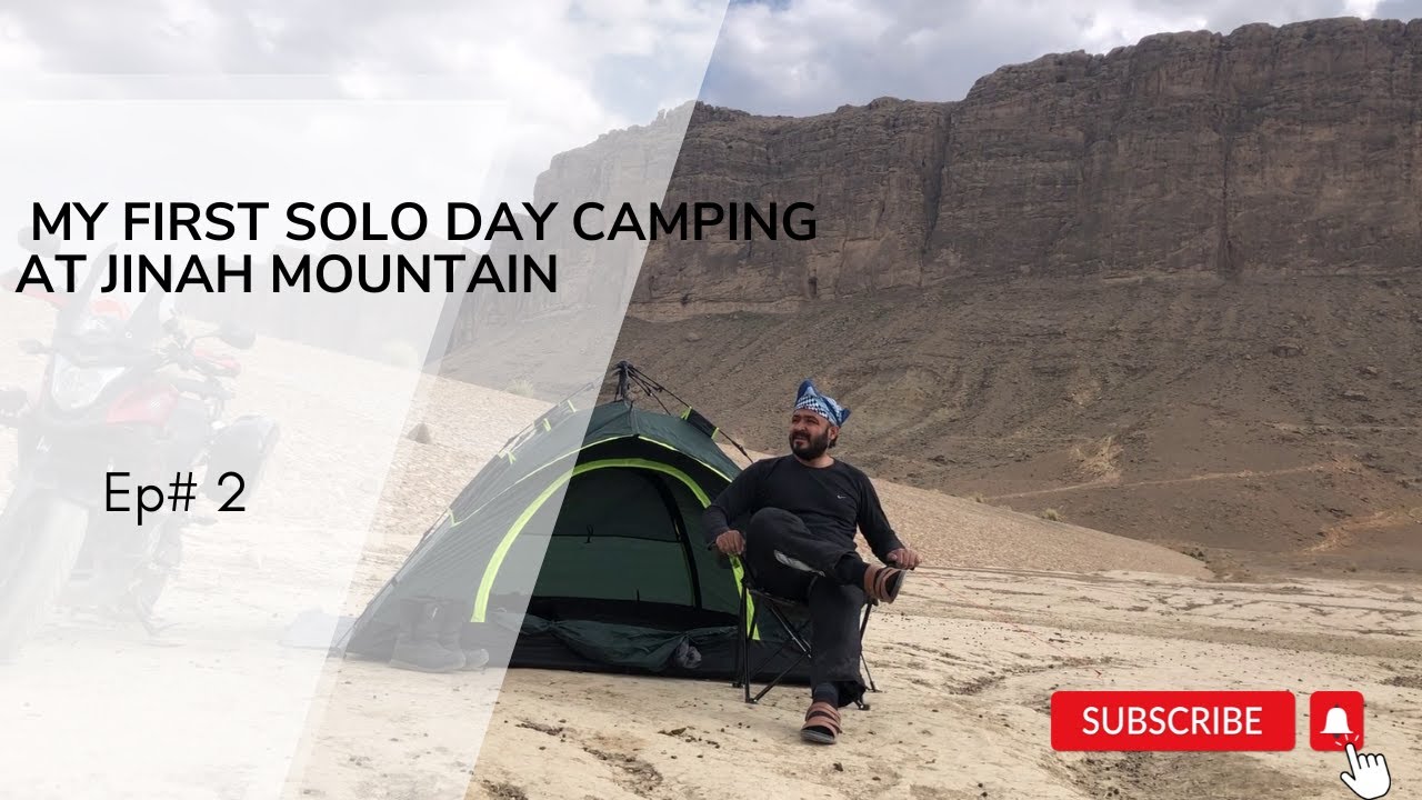 My First Solo Day Camping at Jinah Mountain Ep#2
