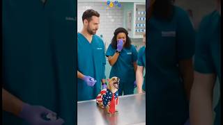 The Most Dramatic Patient Ever Won’t Stop 🎭🐾 #funny #animals #viral