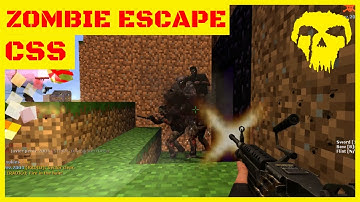 Counter-Strike Zombie Escape Mod, CS Source, Map: ze_minecraft
