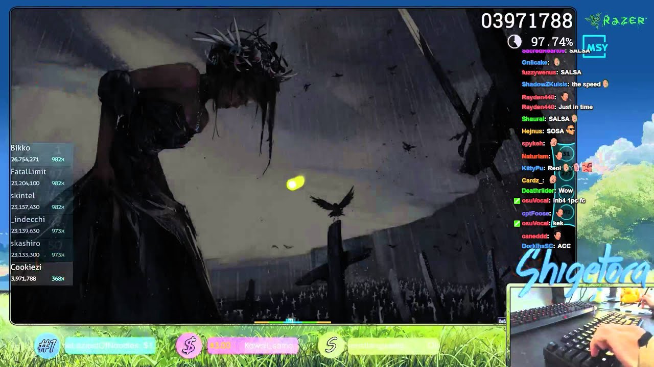 Cookiezi | Reol - MONSTER [FOREVER] | HDDT 96.76% x1 Miss 531pp | Liveplay w/ Twitch Chat