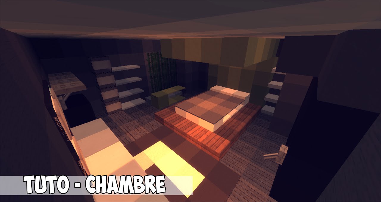 Tuto intérieur minecraft chambre moderne youtube