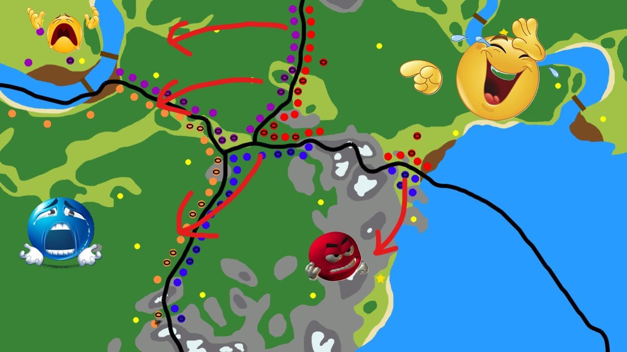 Why you always play the long game - War of Dots MP Timelapse