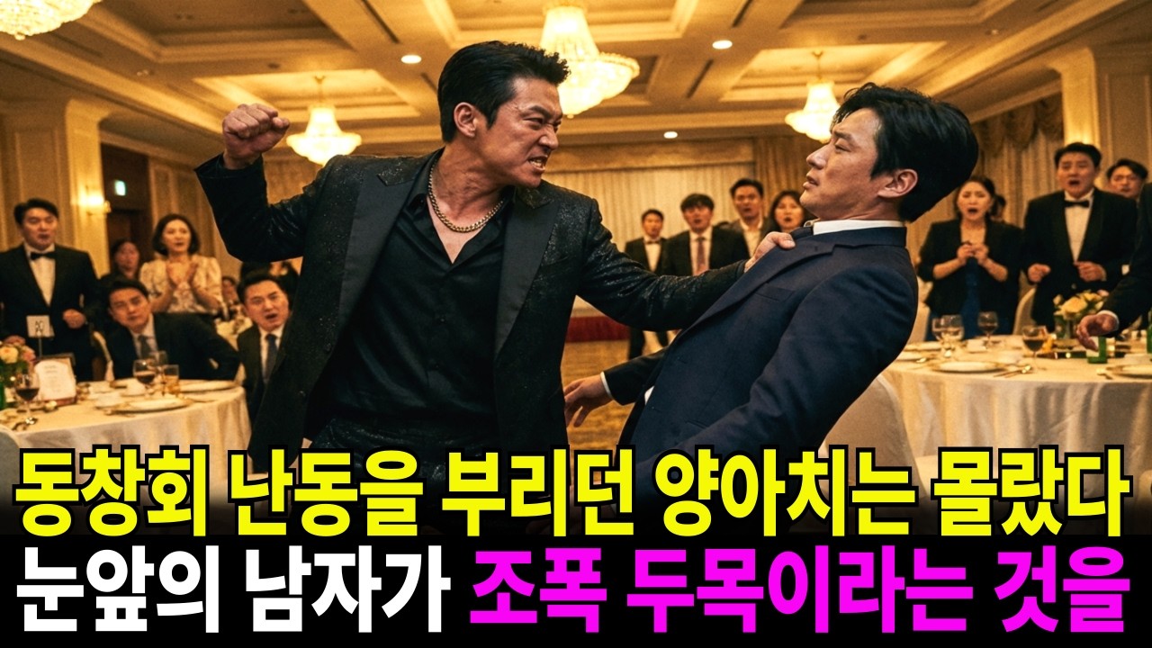 동창회 난동을 부리던 양아치는 몰랐다. 눈앞의 남자가 조폭 두목이라는 것을...