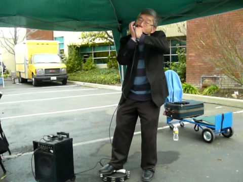 KC Jiang Live! Harmonica Mary Had a Little Lamb