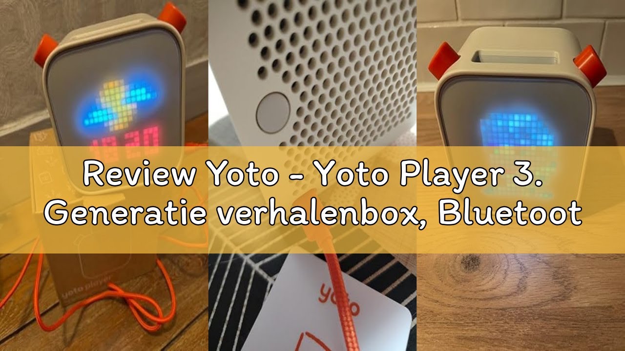 Review Yoto - Yoto Player 3. Generatie verhalenbox, Bluetooth-luidspreker, audioboeken, muziek, podc