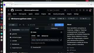 Instalação do repositório no Linux/Ios