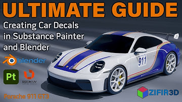 Ultimate Guide: Creating Car Decals in Substance Painter and Blender