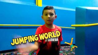 Jumping World Indoor Trampoline Park Houston- Arian Goes With Special Guest
