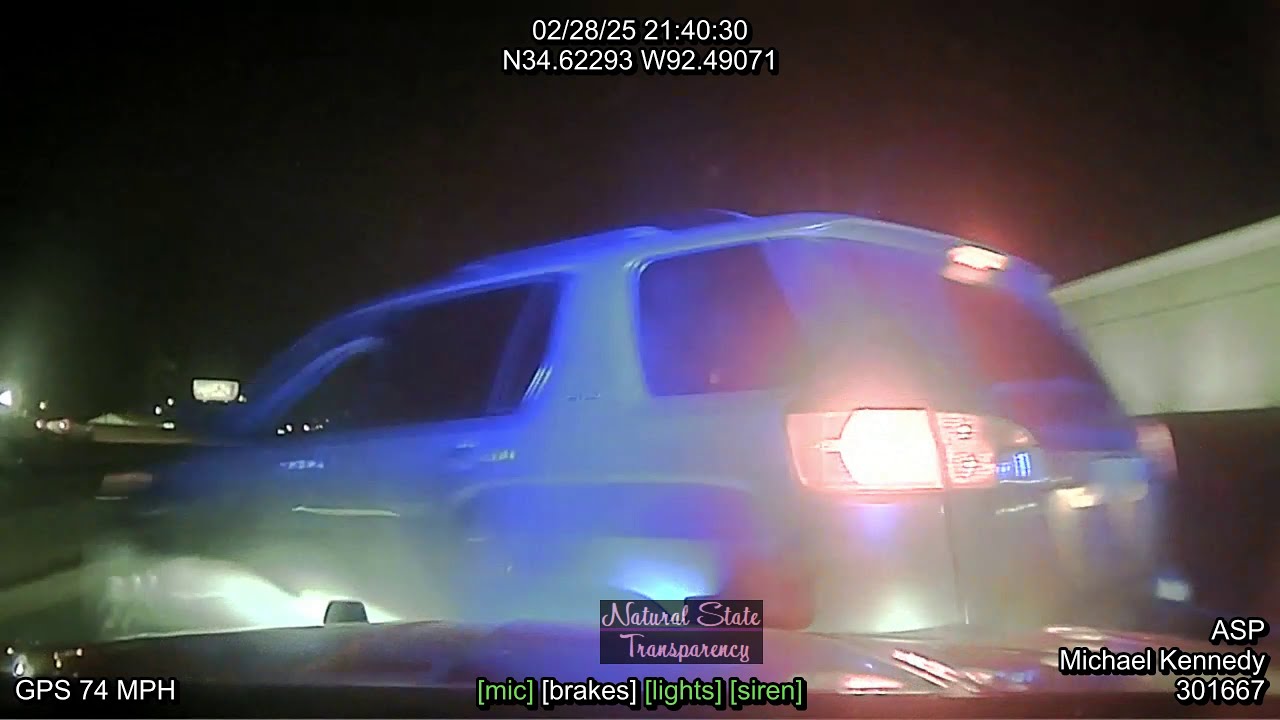 Pursuit/TVI/Child I-30/Bryant Pkwy Saline Co Arkansas State Police Troop A, Traffic Series Ep. 1401