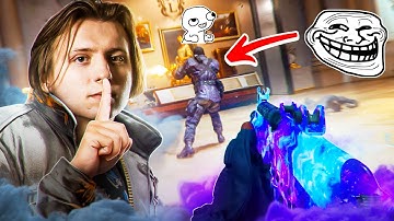 #1 RANKED PLAYER ACTS LIKE A BOT THEN POPS OFF (HILARIOUS)