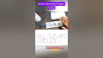 🔔Sensor Doorbell Project | Homemade Untouchable Doorbell | Step-by-Step Guide #shorts #doors #tech