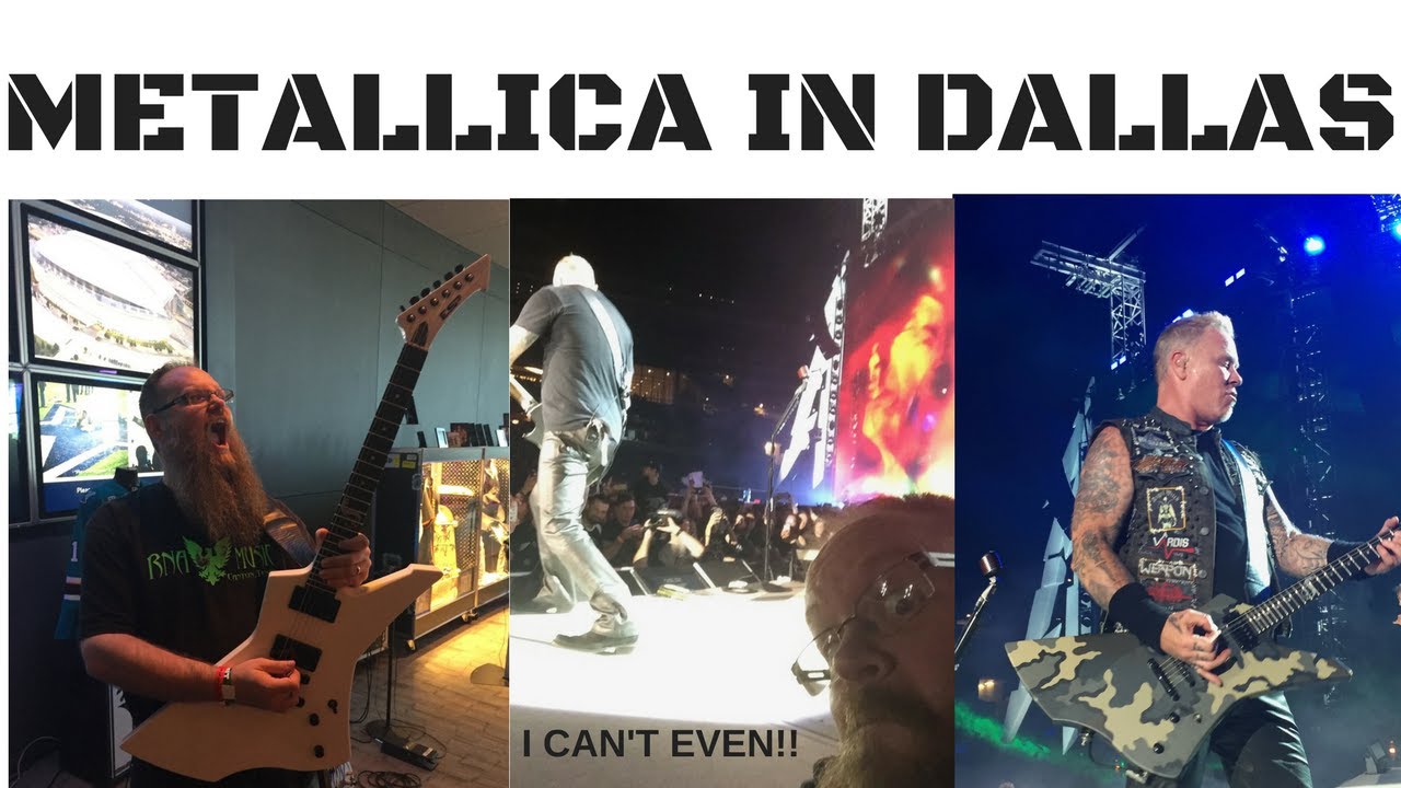 Metallica in Dallas Vlog DREAM GIG YouTube