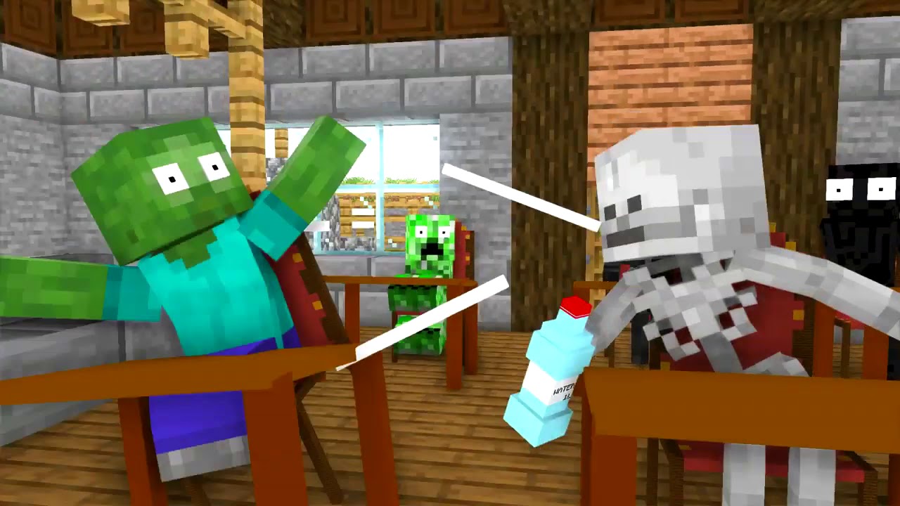 Monsterschoolripherobrine Minecraftanimation Youtube 
