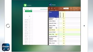 Copy/Paste data between iDoceo and Numbers