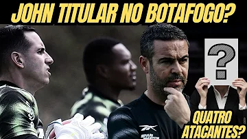 JOHN PRECISA SUBSTITUIR GATITO NO BOTAFOGO? | É POSSÍVEL MANTER OS QUATRO ATACANTES E MARCAR BEM?