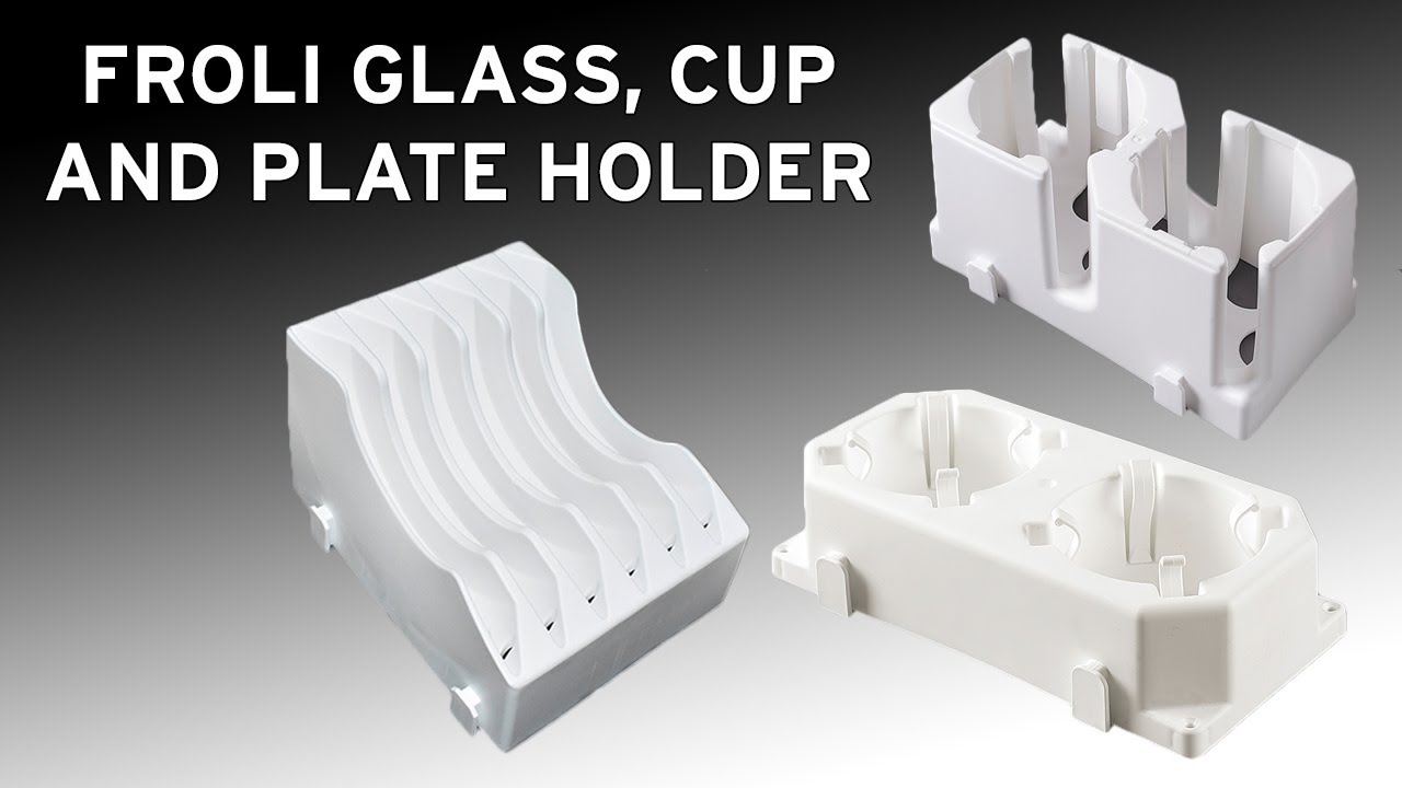 FROLI Glass, Cup and Plate Holders Promo Video YouTube
