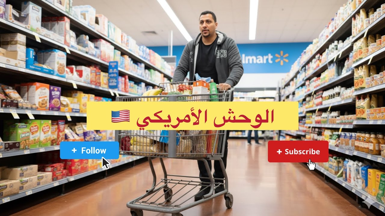 جولة فى الوحش الأمريكي الوال مارت فى أمريكا 🇺🇸 الأسعار تهبل 😱