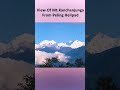 Mt Kanchenjunga View From Peling Helipad