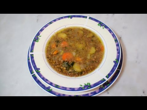 Video: Supë Me Thjerrëza Me Perime