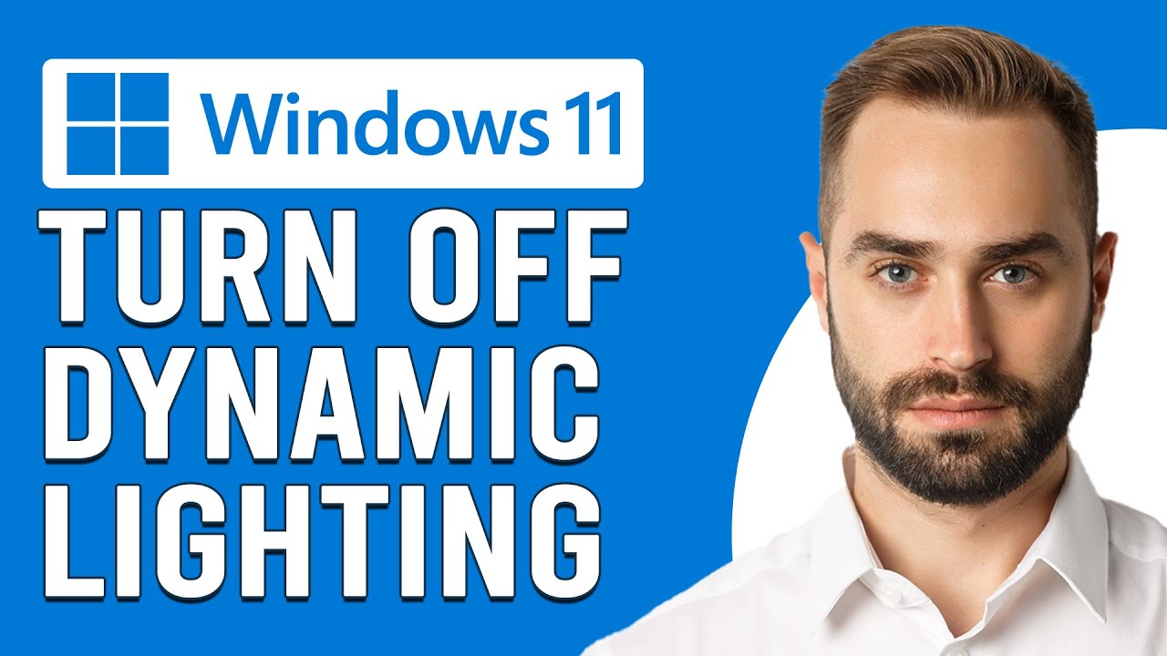 How To Turn Off Dynamic Lighting On Windows 11 (How To Disable Dynamic Lighting On Windows 11)