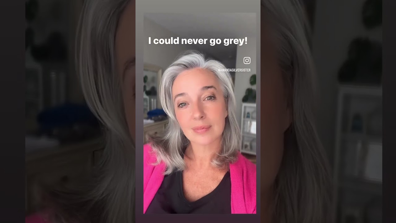 I know grey hair isn’t for everyone!! 
