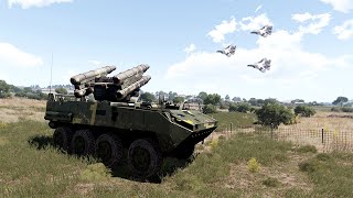 Ukrainian Anti-Air Missiles Shoot Down Russian Expensive Fighter Jets - Arma 3