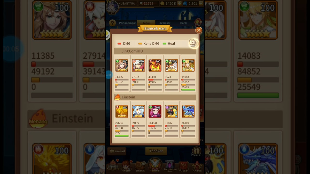 Combo Idle Legend Ragnarok Saga Terkuat wajib level 100