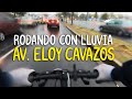 TRAYECTO EN BICICLETA CON LLUVIA POR AV. ELOY CAVAZOS Gpe N.L.