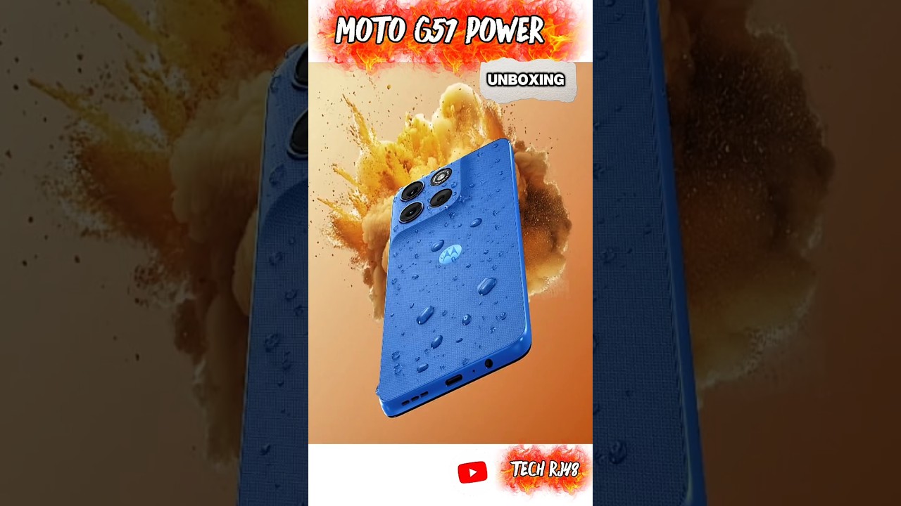 motorola g 57 power unboxing video & camera zoom test 🤯 