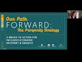 Our Path Forward: the Prosperity Strategy. May 2020