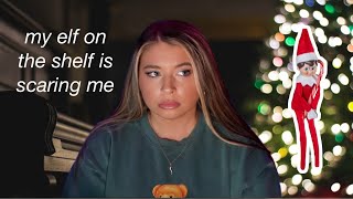 my elf on the shelf is scaring me | creepy Christmas story